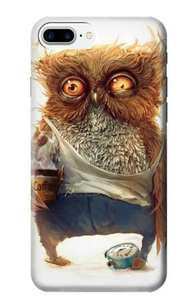 S1133 Wake up Owl Case Cover Custodia per iPhone 7 Plus, iPhone 8 Plus