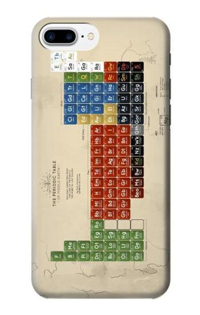 S1695 The Periodic Table of Middle Earth Case Cover Custodia per iPhone 7 Plus, iPhone 8 Plus