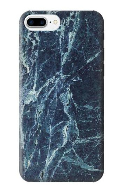 S2799 Light Blue Marble Stone Graphic Printed Case Cover Custodia per iPhone 7 Plus, iPhone 8 Plus