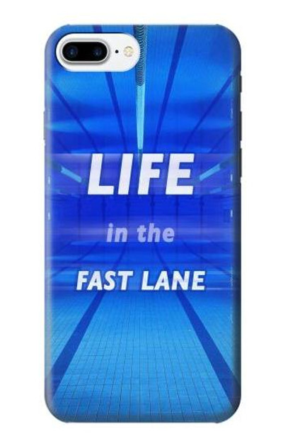 S3136 Life in the Fast Lane Swimming Pool Case Cover Custodia per iPhone 7 Plus, iPhone 8 Plus