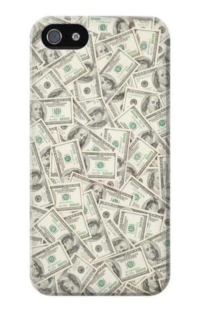 S2077 Money Dollar Banknotes Case Cover Custodia per iPhone 5 5S SE