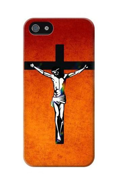 S2421 Jesus Christ On The Cross Case Cover Custodia per iPhone 5C