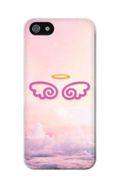 S2514 Cute Angel Wings Case Cover Custodia per iPhone 5C