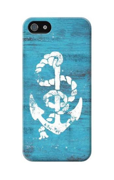 S3053 Marine Anchor Blue Case Cover Custodia per iPhone 5C