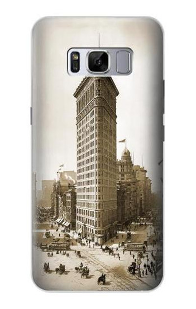 S3046 Old New York Flatiron Building Case Cover Custodia per Samsung Galaxy S8