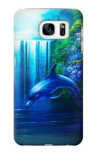 S0385 Dolphin Case Cover Custodia per Samsung Galaxy S7