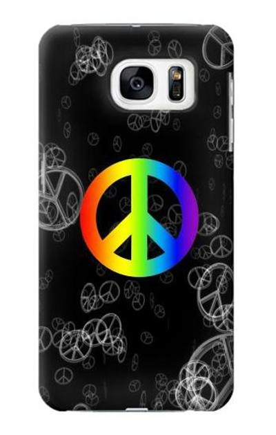 S2356 Peace Sign Case Cover Custodia per Samsung Galaxy S7