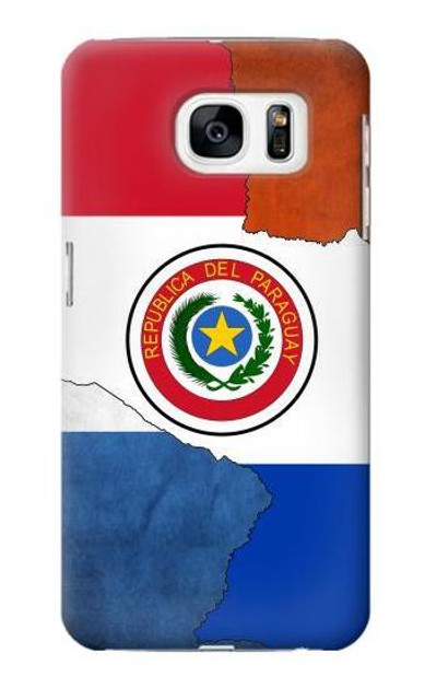 S3017 Paraguay Flag Case Cover Custodia per Samsung Galaxy S7