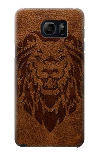 S2529 Leo Zodiac Tattoo Brown Graphic Print Case Cover Custodia per Samsung Galaxy S6 Edge Plus