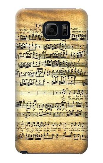 S2667 The Fowler Mozart Music Sheet Case Cover Custodia per Samsung Galaxy S6 Edge Plus