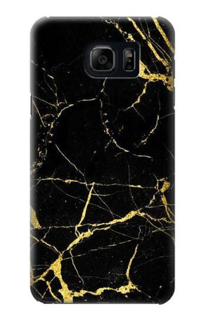 S2896 Gold Marble Graphic Printed Case Cover Custodia per Samsung Galaxy S6 Edge Plus