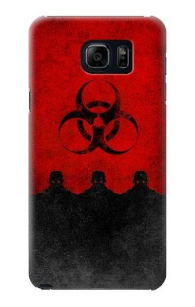 S2917 Biohazards Virus Red Alert Case Cover Custodia per Samsung Galaxy S6 Edge Plus