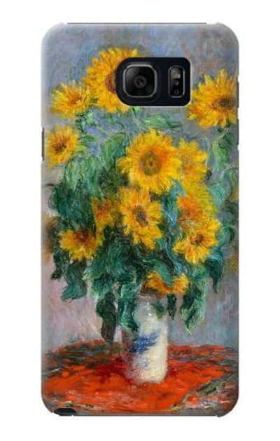 S2937 Claude Monet Bouquet of Sunflowers Case Cover Custodia per Samsung Galaxy S6 Edge Plus