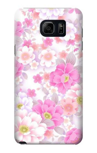 S3036 Pink Sweet Flower Flora Case Cover Custodia per Samsung Galaxy S6 Edge Plus