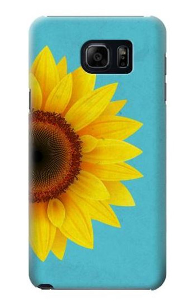 S3039 Vintage Sunflower Blue Case Cover Custodia per Samsung Galaxy S6 Edge Plus