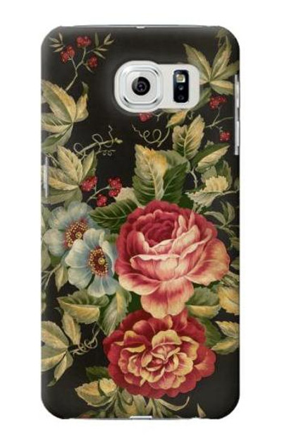 S3013 Vintage Antique Roses Case Cover Custodia per Samsung Galaxy S6