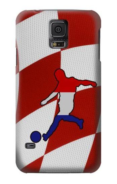 S2993 Croatia Football Soccer Euro 2016 Case Cover Custodia per Samsung Galaxy S5