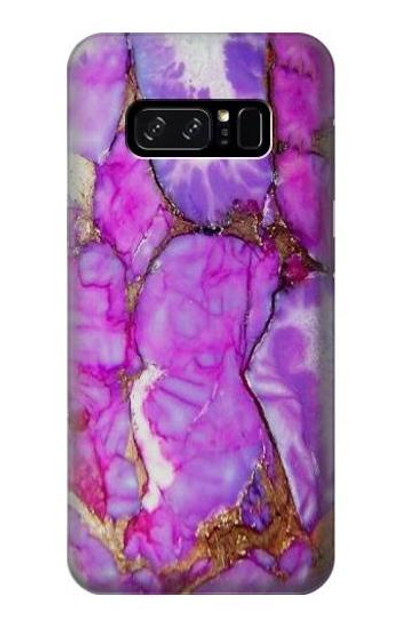 S2907 Purple Turquoise Stone Case Cover Custodia per Note 8 Samsung Galaxy Note8