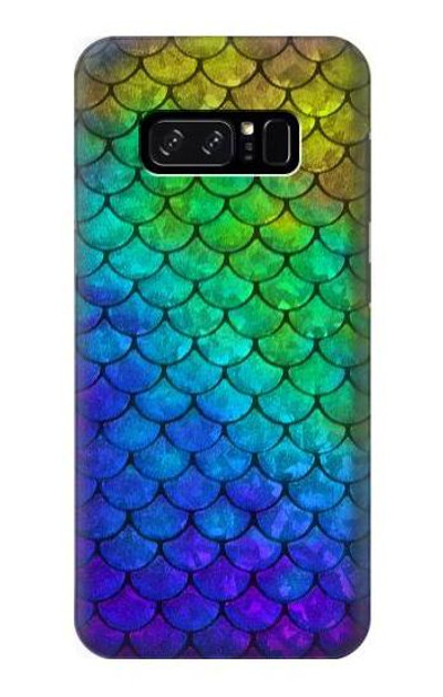 S2930 Mermaid Fish Scale Case Cover Custodia per Note 8 Samsung Galaxy Note8