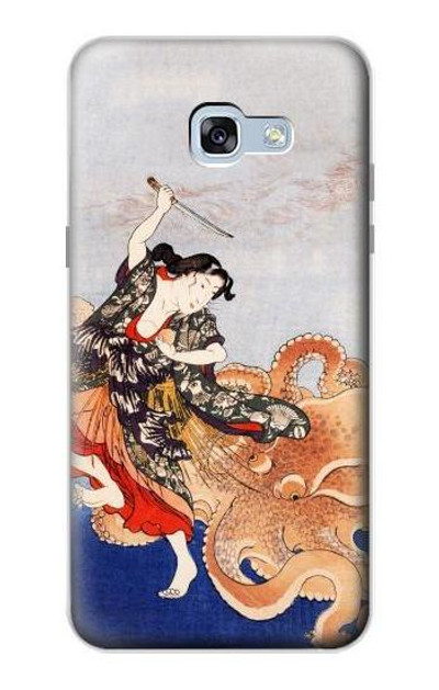 S2496 Japan Art Utagawa Kuniyoshi Tamatori Case Cover Custodia per Samsung Galaxy A5 (2017)