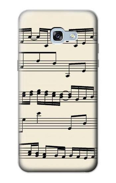 S3082 Music Sheet Case Cover Custodia per Samsung Galaxy A5 (2017)