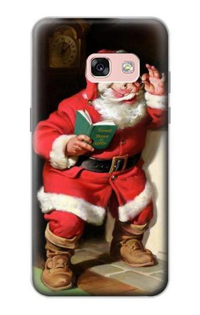 S1417 Santa Claus Merry Xmas Case Cover Custodia per Samsung Galaxy A3 (2017)