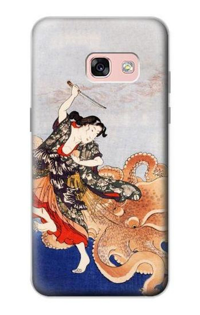 S2496 Japan Art Utagawa Kuniyoshi Tamatori Case Cover Custodia per Samsung Galaxy A3 (2017)
