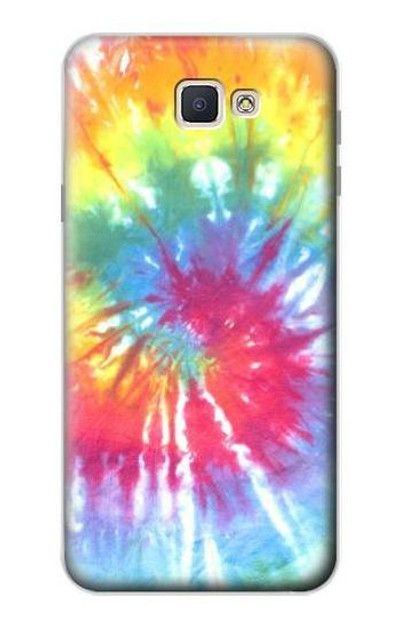 S1697 Tie Dye Colorful Graphic Printed Case Cover Custodia per Samsung Galaxy J7 Prime (SM-G610F)