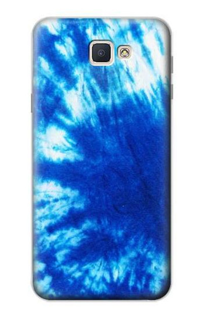 S1869 Tie Dye Blue Case Cover Custodia per Samsung Galaxy J7 Prime (SM-G610F)