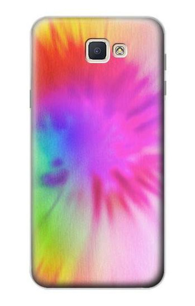 S2488 Tie Dye Color Case Cover Custodia per Samsung Galaxy J7 Prime (SM-G610F)