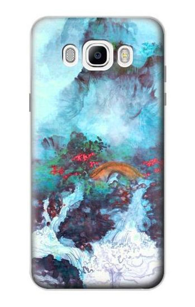 S2724 White Dragon Pool Lui Haisu Case Cover Custodia per Samsung Galaxy J7 (2016)