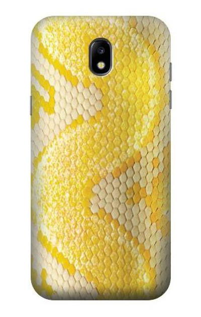 S2713 Yellow Snake Skin Graphic Printed Case Cover Custodia per Samsung Galaxy J5 (2017) EU Version