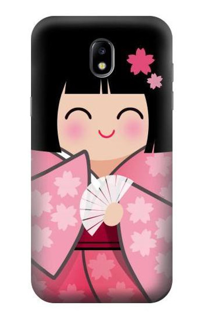 S3042 Japan Girl Hina Doll Kimono Sakura Case Cover Custodia per Samsung Galaxy J5 (2017) EU Version