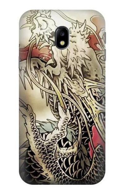 S0122 Yakuza Tattoo Case Cover Custodia per Samsung Galaxy J3 (2017) EU Version