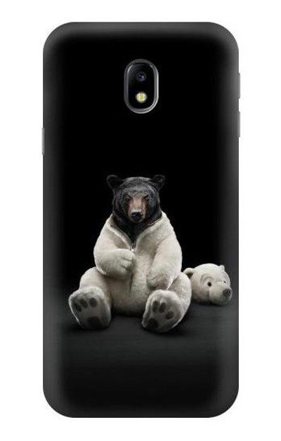 S0878 Black Bear Case Cover Custodia per Samsung Galaxy J3 (2017) EU Version