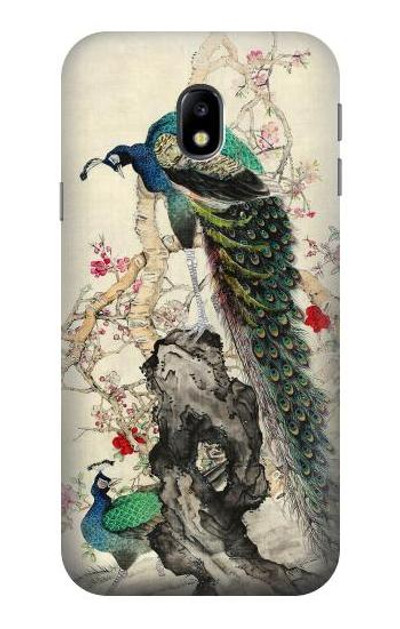 S2086 Peacock Painting Case Cover Custodia per Samsung Galaxy J3 (2017) EU Version