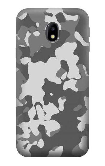 S2186 Gray Camo Camouflage Graphic Printed Case Cover Custodia per Samsung Galaxy J3 (2017) EU Version