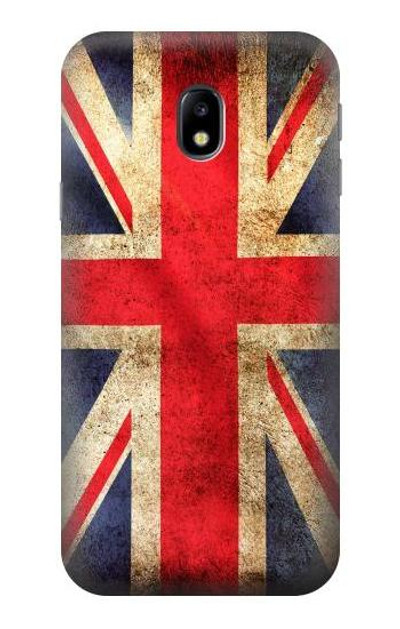 S2303 British UK Vintage Flag Case Cover Custodia per Samsung Galaxy J3 (2017) EU Version