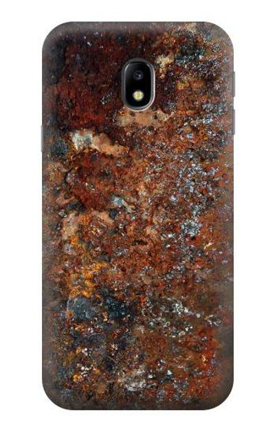 S2714 Rust Steel Texture Graphic Printed Case Cover Custodia per Samsung Galaxy J3 (2017) EU Version