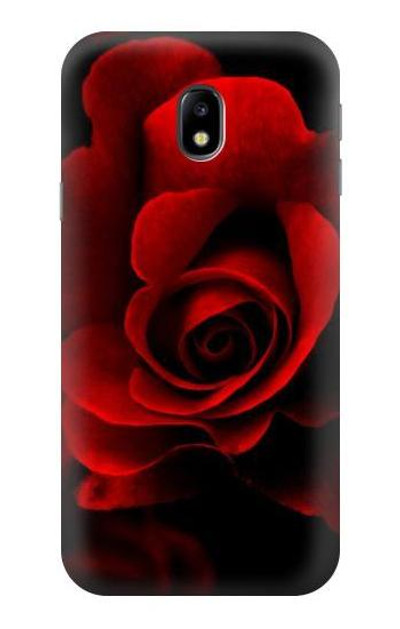 S2898 Red Rose Case Cover Custodia per Samsung Galaxy J3 (2017) EU Version