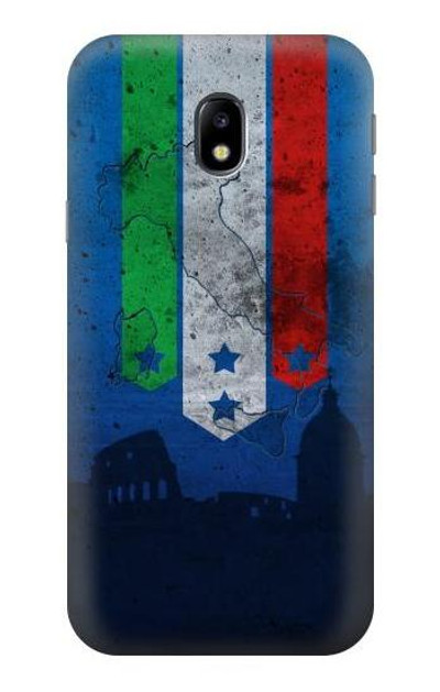 S2983 Italy Football Soccer Euro 2016 Case Cover Custodia per Samsung Galaxy J3 (2017) EU Version