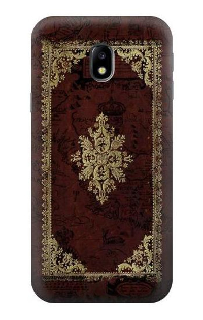 S3014 Vintage Map Book Cover Case Cover Custodia per Samsung Galaxy J3 (2017) EU Version