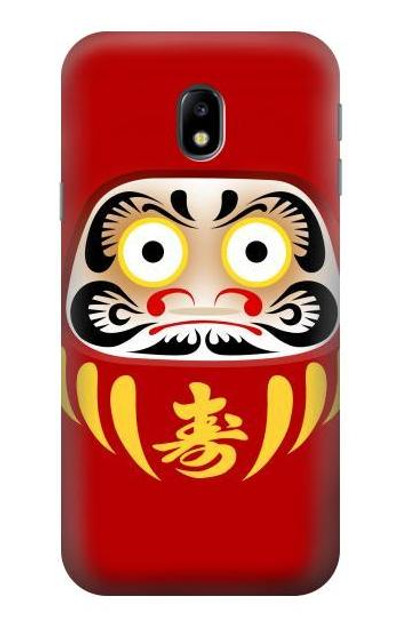 S3045 Japan Good Luck Daruma Doll Case Cover Custodia per Samsung Galaxy J3 (2017) EU Version