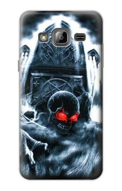 S0297 Zombie Dead Man Case Cover Custodia per Samsung Galaxy J3 (2016)