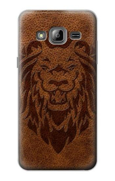 S2529 Leo Zodiac Tattoo Brown Graphic Print Case Cover Custodia per Samsung Galaxy J3 (2016)