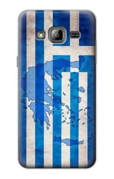 S2970 Greece Football Soccer Euro 2016 Case Cover Custodia per Samsung Galaxy J3 (2016)