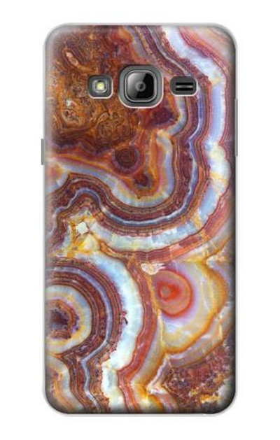 S3034 Colored Marble Texture Printed Case Cover Custodia per Samsung Galaxy J3 (2016)