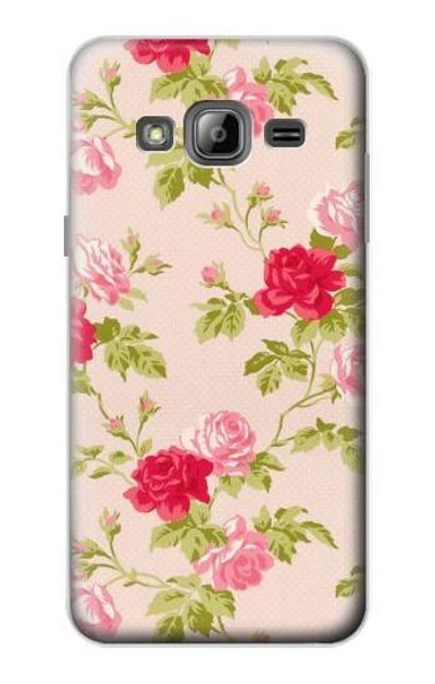 S3037 Pretty Rose Cottage Flora Case Cover Custodia per Samsung Galaxy J3 (2016)