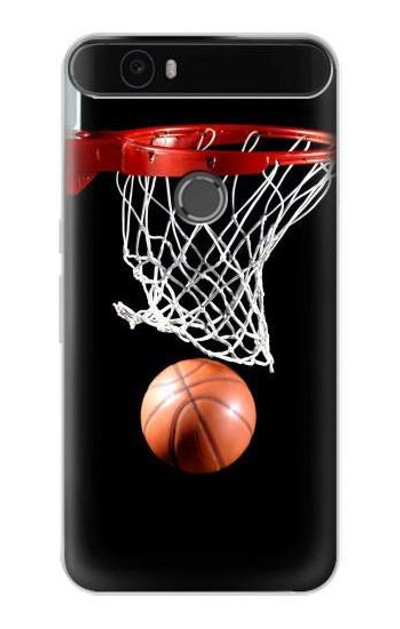 S0066 Basketball Case Cover Custodia per Huawei Nexus 6P