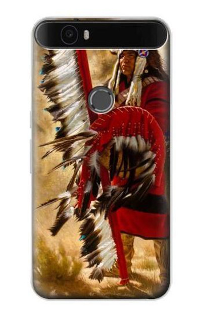 S0817 Red Indian Case Cover Custodia per Huawei Nexus 6P